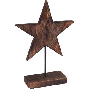 Dřevěná dekorace Wooden Star, 26 cm obraz