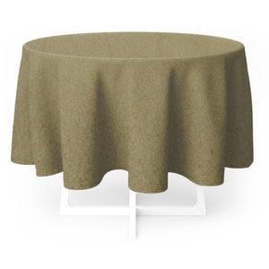 Bavlněný ubrus Table khaki, pr. 150 cm obraz