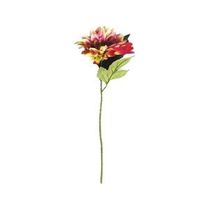 Umělá květina Dahlia růžovo-žlutá, 68 cm obraz