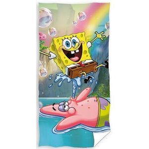 Carbotex Dětská osuška Sponge Bob Vodotrysk, 70 x 140 cm obraz