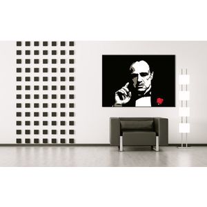 Ručně malovaný POP ART obraz THE GODFATHER VITO CORLEONE 70x100 cm obraz