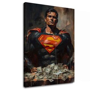 Obrázek SUPERMAN : Money Man | Akrylové detaily obraz