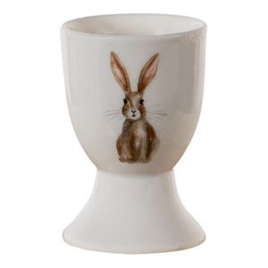 Kalíšek na vajíčko Rustic Easter Bunny - Ø 4*6 cm REBEI obraz