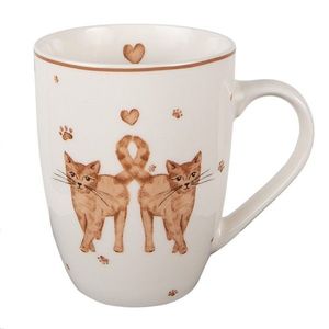 Porcelánový hrnek s kočičkami Kitty Cats - 12*8*10cm/ 350ml KCSMU obraz