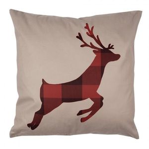 Béžový povlak na polštář s jelenem Deer - 45*45 cm TX22 obraz