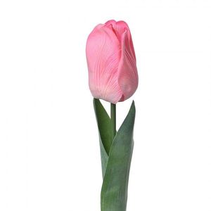 Umělá dekorační květina růžový tulipán - 6*6*50 cm 6PL0236 obraz