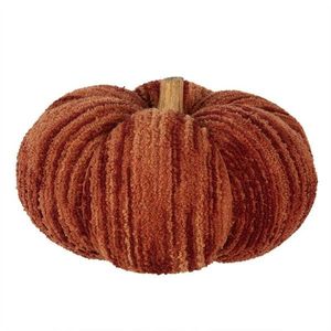 Tmavě cihlová látková dekorace dýně Pumpkin XXL - Ø 25*16 cm 65440 obraz