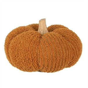 Oranžová látková dekorace dýně Pumpkin L - Ø 15*12 cm 65451 obraz