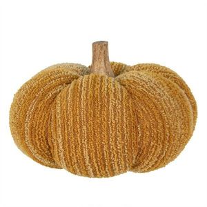 Oranžová látková dekorace dýně Pumpkin XL - Ø 20*14 cm 65449 obraz