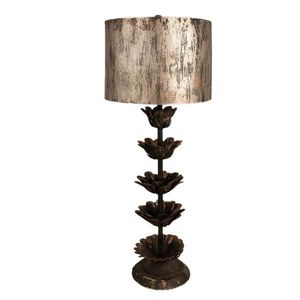 Kovová vintage stolní lampa Ginette II - Ø 30*81 cm 5LMC0038 obraz