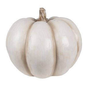 Béžová antik dekorace dýně Pumpkin Carbassa - Ø 31*27 cm 6PR4367 obraz