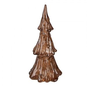 Bronzový svítící vánoční stromek Led Tree M - Ø 12*24 cm 6PR4364 obraz