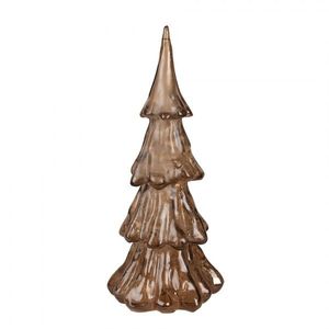 Bronzový svítící vánoční stromek Led Tree L - Ø 14*33 cm 6PR4363 obraz