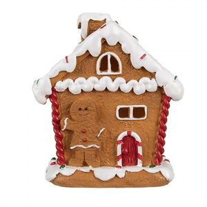 Vánoční perníková chaloupka s Led světýlky Gingerbread House - 11*9*13 cm 6PR4341 obraz