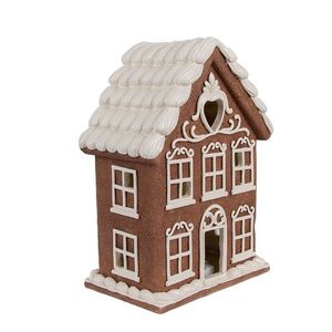 Vánoční perníková chaloupka s Led světýlky Gingerbread House - 17*10*22 cm 6PR4359 obraz