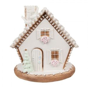 Cukrová perníková chaloupka s Led světýlky Gingerbread House - 17*16*17 cm / 3*AAA 6PR4349 obraz