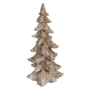 Hnědá dekorace vánoční stromek Christmas Tree - 19*18*36 cm 6PR4291 obraz