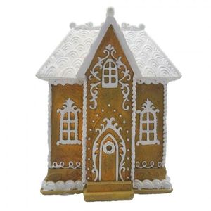 Svítící perníková chaloupka Gingerbread House - 12*9*15 cm 6PR4191 obraz