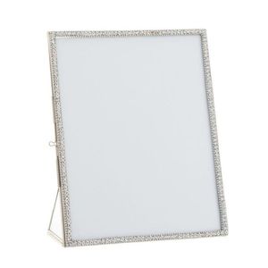 Stříbrný kovový fotorámeček s kamínky Jewel XL - 20*25 cm 7788 obraz