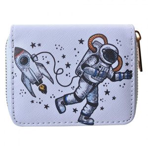 Menší peněženka a astronautem a raketkou - 11*9 cm JZWA0216 obraz