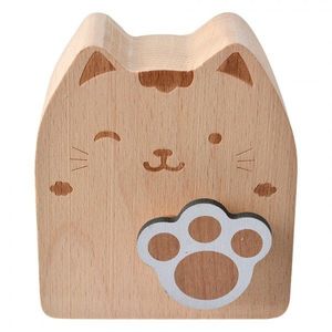 Dřevěná natahovací hrací skříňka kočička Kitty - 7*4*8 cm 65661 obraz