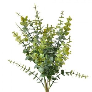 Zelená dekorační umělá rostlina Eucalyptus - 12*12*46 cm 6PL0296 obraz