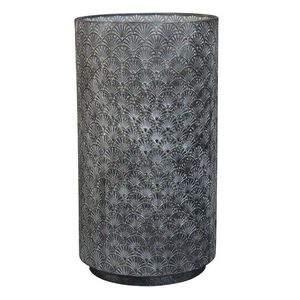 Zinková antik kovová lucerna se vzorem Vire - Ø 33*60 cm 25057300 (25573-00) obraz