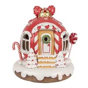 Perníkový domek s Led světýlky Gingerbread House - 14*12*14 cm/ 3*AAA 6PR4340 obraz