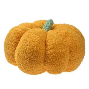 Oranžový dekorační polštář ve tvaru dýně Pumpkin - Ø 28*18 cm KG033.008Y obraz