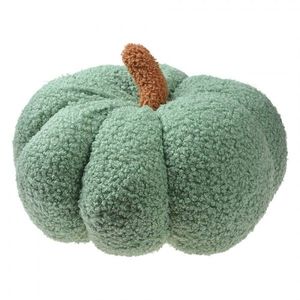 Mintový dekorační polštář ve tvaru dýně Pumpkin - Ø 28*18 cm KG033.008LGR obraz