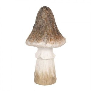 Béžovo-hnědá keramická dekorace houba Mushroom - Ø 12*22 cm 6CE1764 obraz