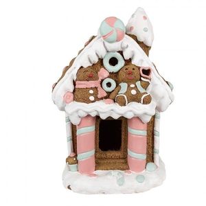 Vánoční perníková chaloupka s Led světýlky Gingerbread House - 26*20*37 cm 6MG0055 obraz