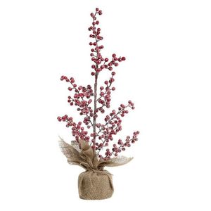 Vánoční stromek červené bobule v jutě Fleur Tree - 50 cm 39098700 obraz