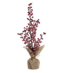 Vánoční stromek červené bobule v jutě Fleur Tree - 40 cm 39098600 obraz