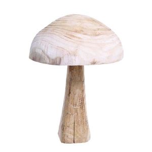 Přírodní dřevěná dekorace houba Mushroom - Ø 30*40 cm 52070600 obraz