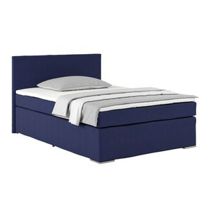 Postel Boxspring NERO PL: 140/200 cm, tmavě modrá obraz