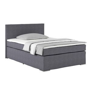 Postel Boxspring NERO PL: 140/200 cm, tmavě šedá obraz