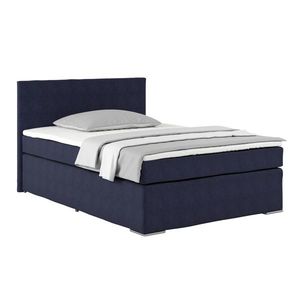 Postel Boxspring NERO PL: 140/200 cm, tmavěmodrá obraz