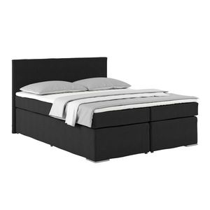 Postel Boxspring NERO PL: 160/200 cm, černá obraz