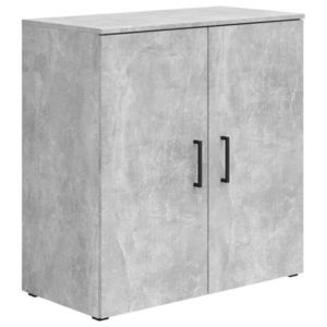 Komoda Cabinet světle šedá, š: 80 cm obraz