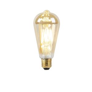 E27 LED lampa ST64 stmívaná do teplého zlata 8W 806 lm 2000-2700K obraz