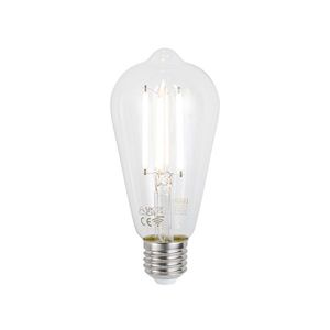 E27 Stmívatelná LED žárovka ST64 čiré sklo 7W 806lm 2700-6500K obraz