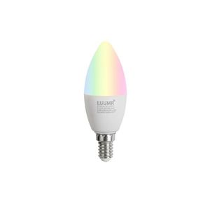 Chytrá LED žárovka E14 RGBW C37 4, 9W 470lm 2700K-6500K obraz