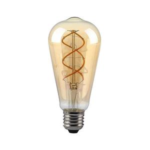 LED Stmívatelná žárovka FILAMENT ST64 E27/4, 8W/230V 1800K obraz