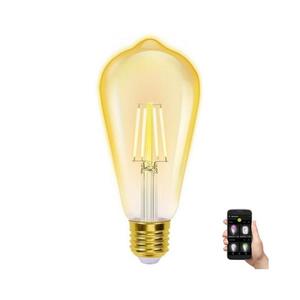 B.V. LED Stmívatelná žárovka FILAMENT ST64 E27/6W/230V 2700-6500K Wi-Fi - obraz