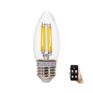 B.V. LED Žárovka FILAMENT C35 E27/4, 5W/230V 2700-6500K - obraz