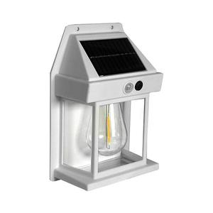 Greenlux LED Solární nástěnné svítidlo se senzorem LANTER LED/1W/3, 7V IP44 bílá obraz