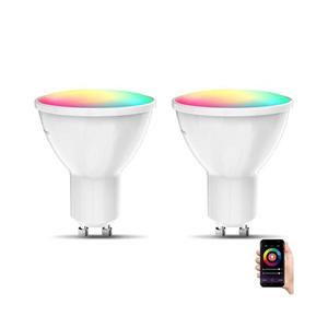 B.K. Licht B.K. Licht 1263 - SADA 2x LED RGB Stmívatelná žárovka GU10/5, 5W/230V Wi-Fi Tuya obraz