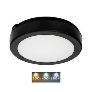 LED Koupelnové stropní svítidlo NAIROS LED/12W/230V 3000/4000/6500K IP65 černá obraz