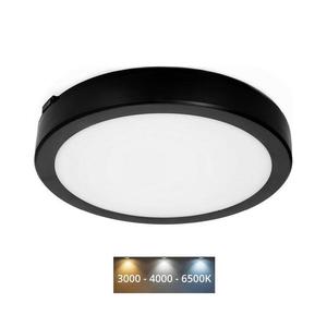 LED Koupelnové stropní svítidlo NAIROS LED/24W/230V 3000/4000/6500K IP65 černá obraz